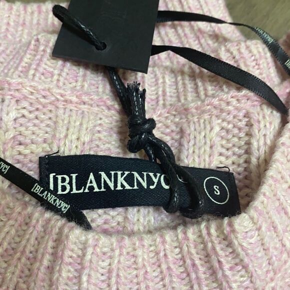 Blank NYC Sweater Women’s sz Small Pink NEW # H257 - Picture 9 of 10